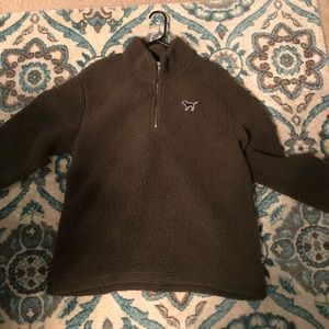 PINK brand Army green Sherpa